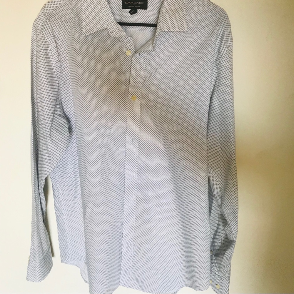 Mens Banana Republic Shirt Size XL Slim